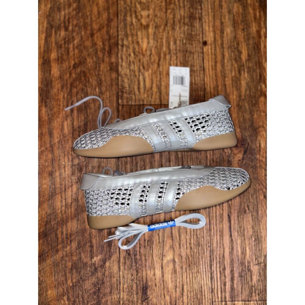 adidas Taekwondo Mei Ballet Shoes Silver Metallic Size 10